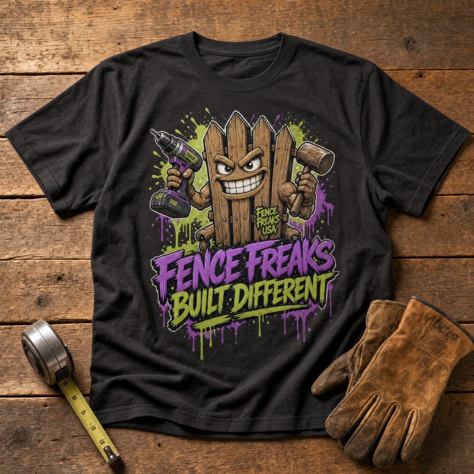 Fence Freaks USA t-shirt